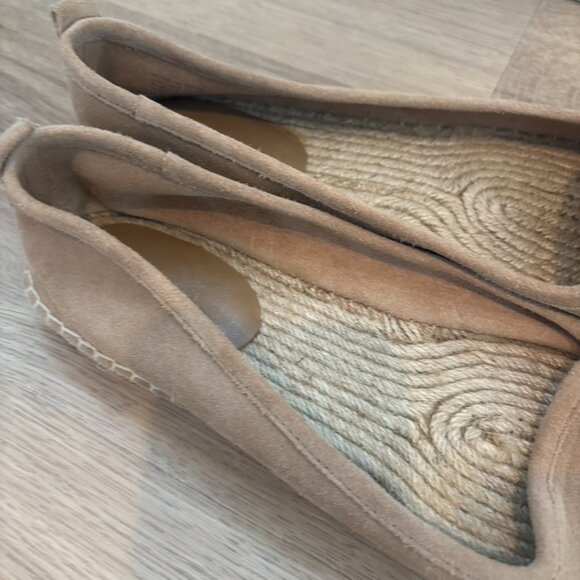 Michael Michael Kors Espadrilles Tan Leather Suede 8.5 - Picture 3 of 7